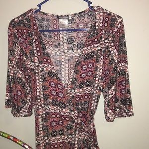 Beautiful wrap dress very flattering